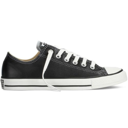 CONVERSE MUJER ALL STAR OX  CUERO 132174C NEGRA 1