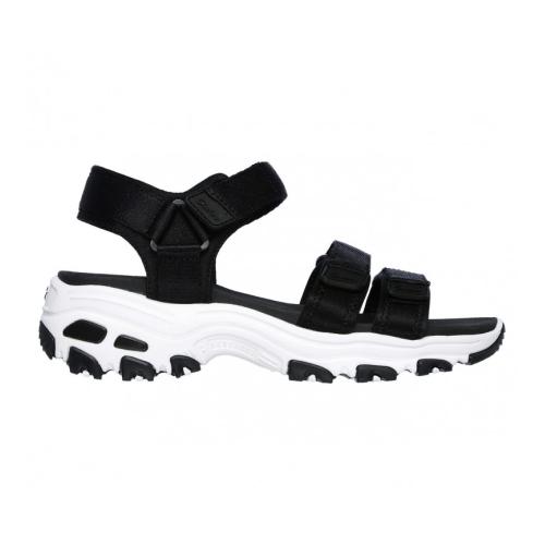 SANDALIAS SKECHERS MUJER NEGRA 31514 BLK 1