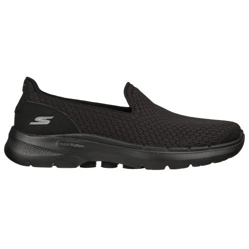 SKECHERS MUJER GO WALK 6 SEA COAST 124523/BBK NEGRA 1