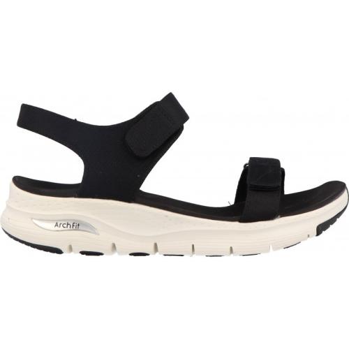 SANDALIA SKECHERS MUJER  ARCH FIT TOURISTY 119247/BLK NEGRA 1