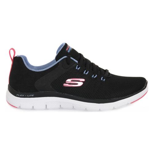 SKECHERS MUJER FLEX APPEAL 4.0 ELEGANT WAYS 149580/BKMT NEGRA 1