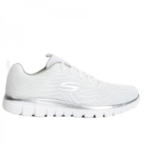 SKECHERS GRACEFUL GET CONNECTED MUJER 12615WSL BLANCAS 1