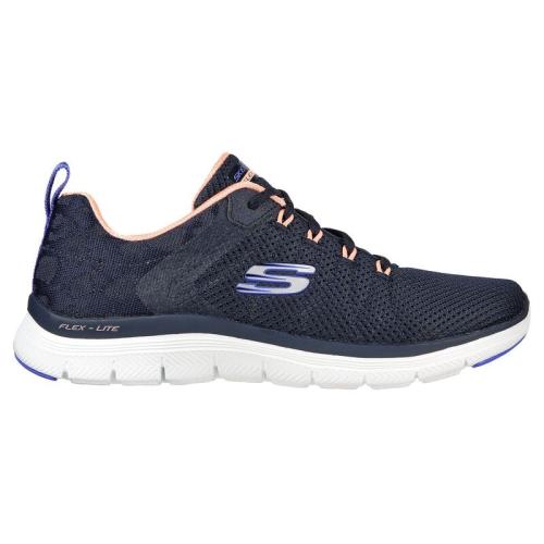 SKECHERS MUJER FLEX APPEAL 4.0 ELEGANT WAYS 149580NVMT AZUL 1