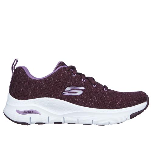 SKECHERS MUJER ARCH FIT PLUM 149713PLUM GRANATE 1