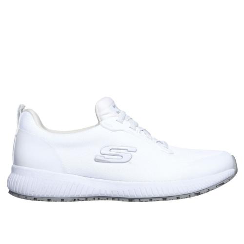 SKECHERS MUJER SQUAD SR 77222EC/WHT BLANCA 1