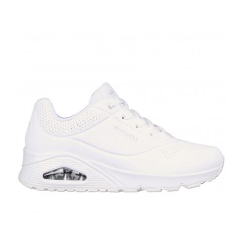 SKECHERS UNO STAND ON AIR MUJER 73690/W BLANCA PIEL 1