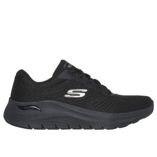 SKECHERS MUJER ARCH FIT  2.0 BIG LEAGUE 150051/BBK NEGRA 1