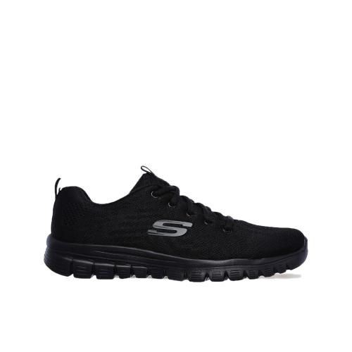 SKECHERS GRACEFUL GET CONNECTED MUJER 12615BBK  NEGRAS 1