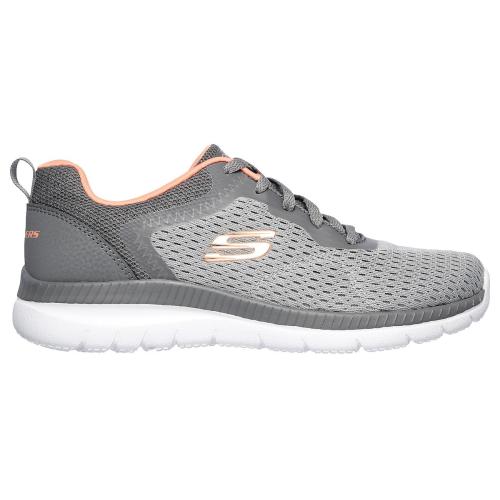 SKECHERS MUJER BOUNTIFUL-QUICK ATH 12607/GYCL GRIS 1