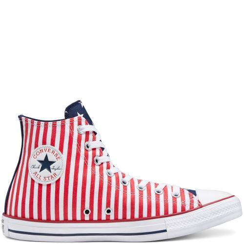 CONVERSE ALL STAR HI BOTA 170813C RAYAS ROJAS 1