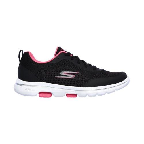 SKECHERS MUJER GO WALK 5 EXQUSITE 15953/BKPK NEGRA 1